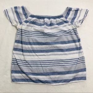 SO Girls Size 14 Striped blouse